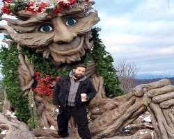 He visited Anakeesta theme park in December 2020.